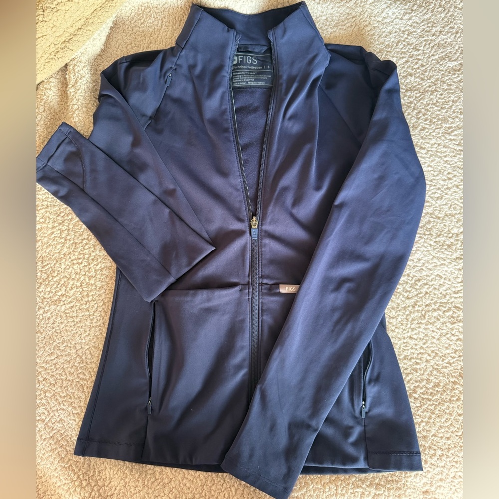 Figs Women's Deep Blue Utility Jacket